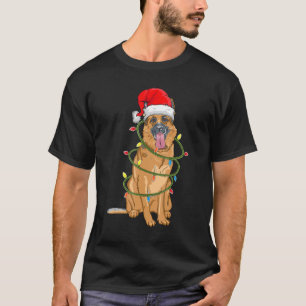 T-shirt Chemise de Chien de Noël, Berger Allemand de Noël