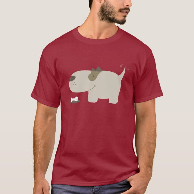 T-shirt Chemise de chien et d'os (Devant)