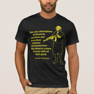 T-shirt Chemise de citation d'armes à feu de Washington