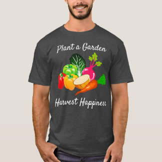 T-shirt Chemise de citation de jardinage Légumes de jardin