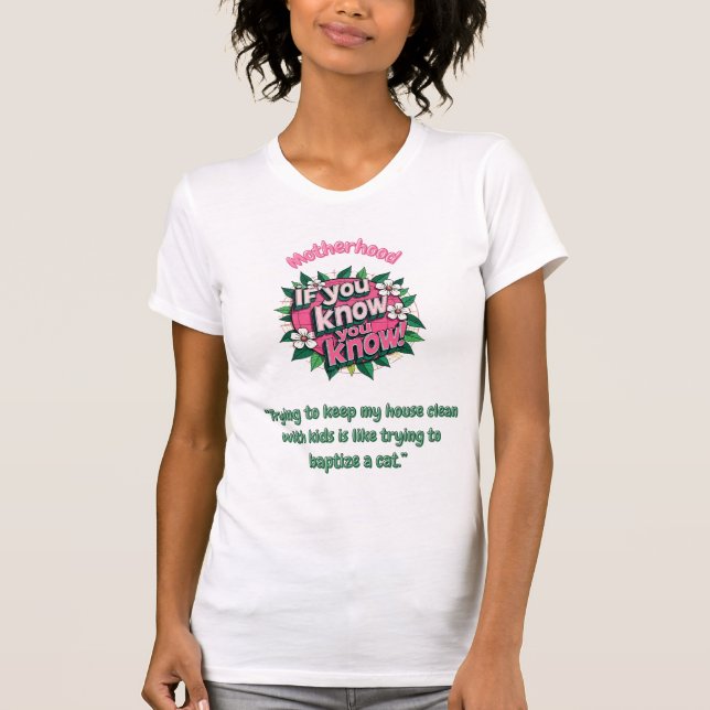 T-shirt Chemise de citation de mère chrétienne drôle. (Devant)