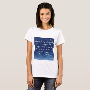 T-shirt Chemise de citation de St Therese