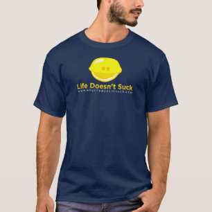 T-shirt Chemise de citron de bleu marine - hommes