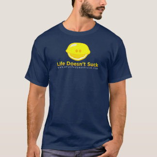 T-shirt Chemise de citron de bleu marine - hommes