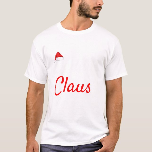 T-shirt chemise de claus (Devant)