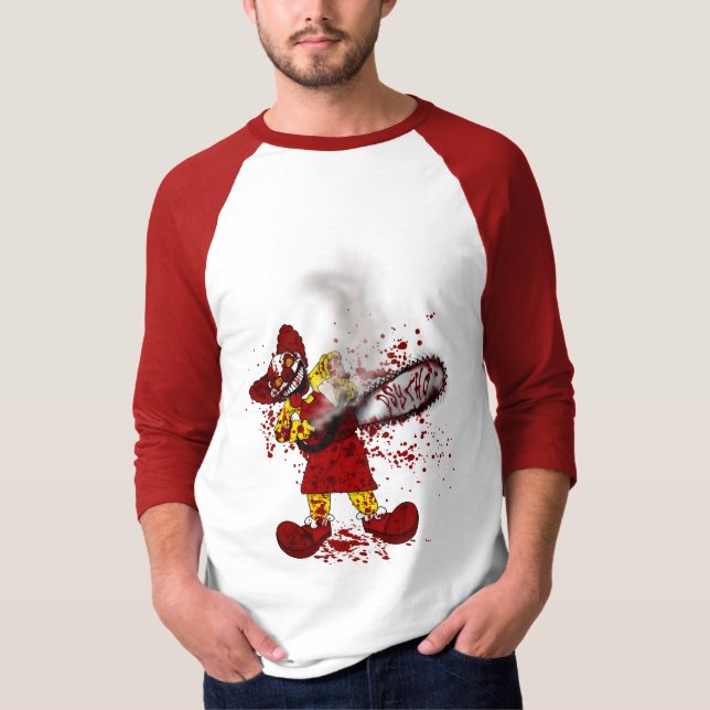 T-shirt Chemise de Clown PSYCHO (Devant)