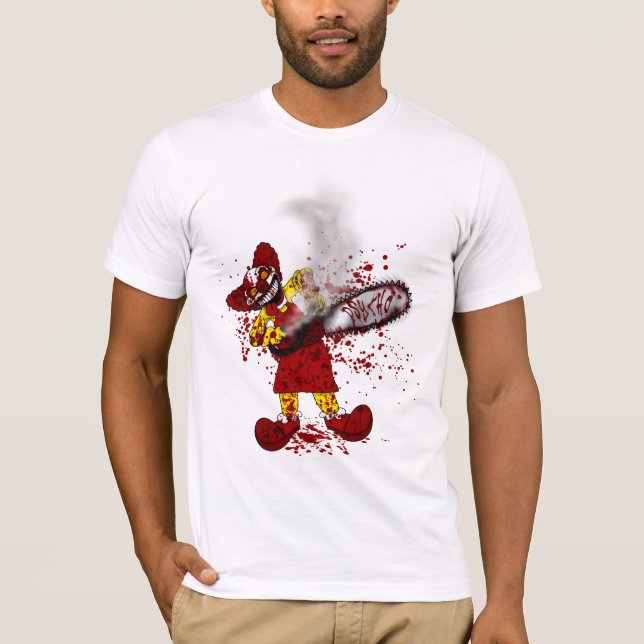 T-shirt Chemise de clown PSYCHO (Devant)