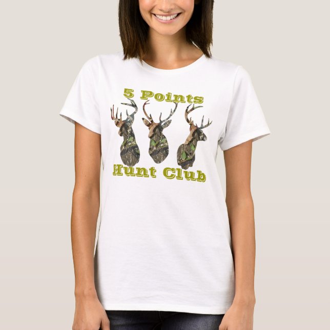 T-shirt Chemise de club de chasse (Devant)