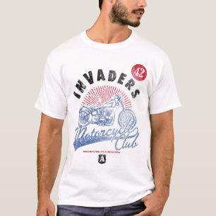 T-shirt Chemise de club de moto d'envahisseurs