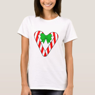 T-shirt Chemise de coeur de sucre de canne