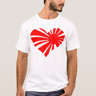 T-shirt Chemise de coeur du Japon