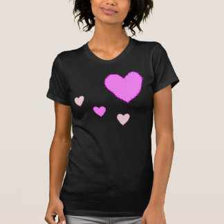 T-shirt Chemise de coeurs piquée par KRW