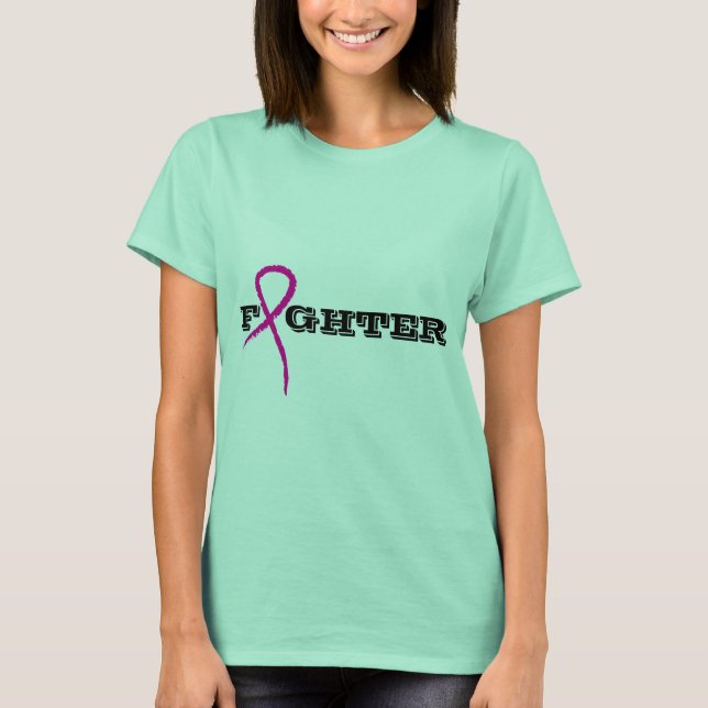 T-shirt Chemise de combat rose ruban (Devant)