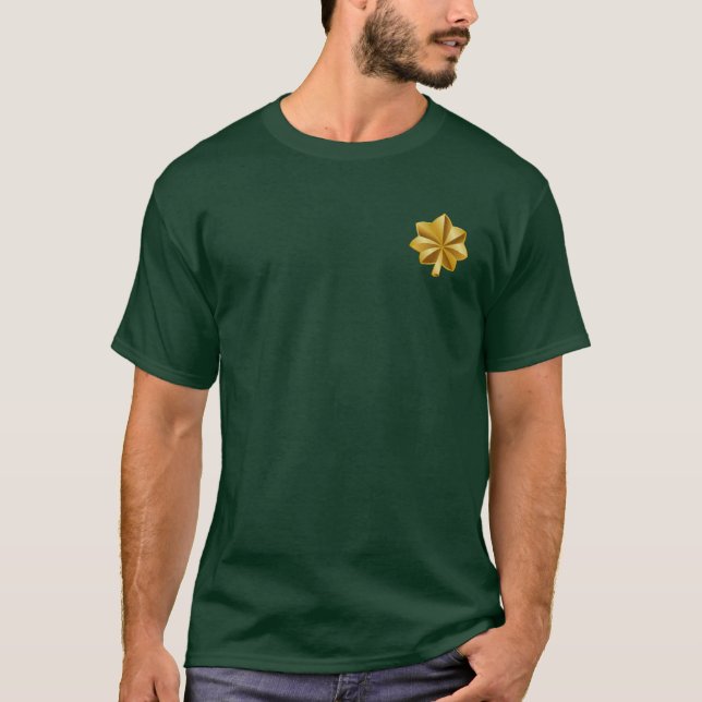 T-shirt chemise de commandant de l'armée (Devant)