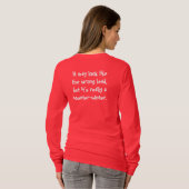 T-shirt Chemise de Compteur-Petit galop (Dos entier)