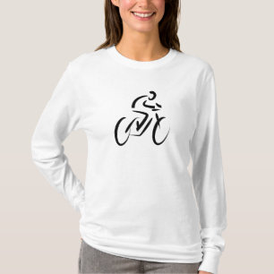T-shirt Chemise de conception cycliste à vélo
