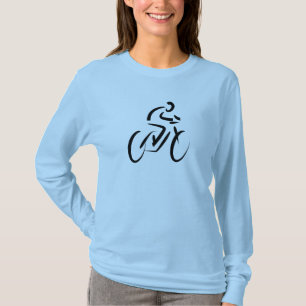 T-shirt Chemise de conception cycliste à vélo