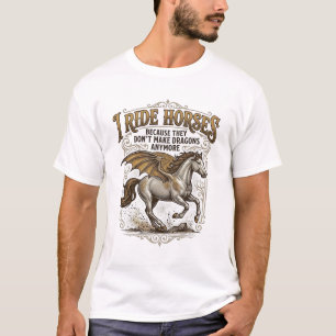 T-shirt Chemise de conception de cavalier de fantaisie de