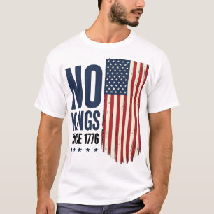 T-shirt Chemise de conception de drapeau patriotique sans