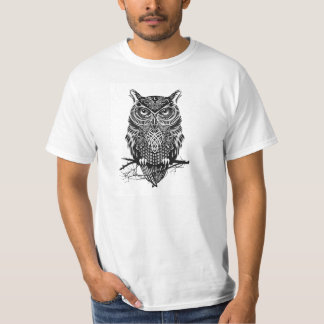 T-shirt Chemise de conception de hibou