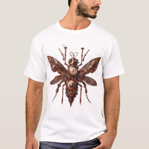 T-shirt Chemise de conception d'insectes Steampunk