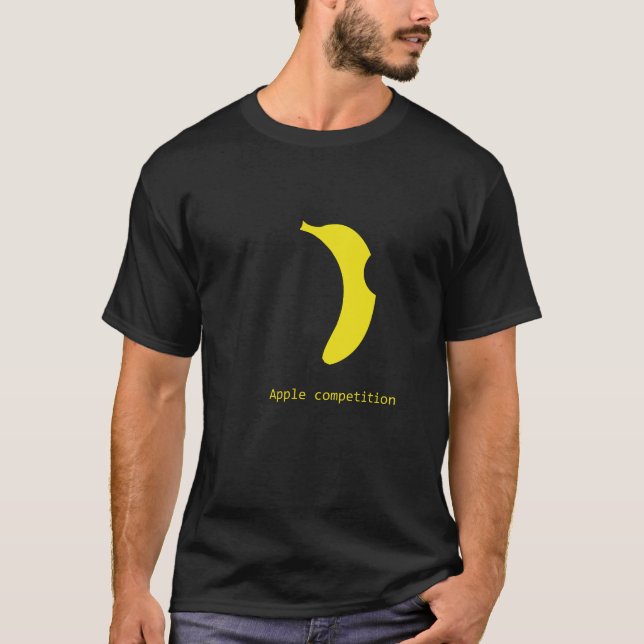 T-shirt chemise de concurrence de pomme (Devant)