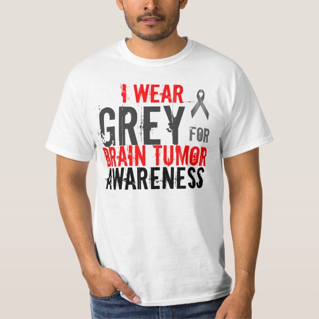 T-shirt chemise de conscience de tumeur cérébrale (Devant)