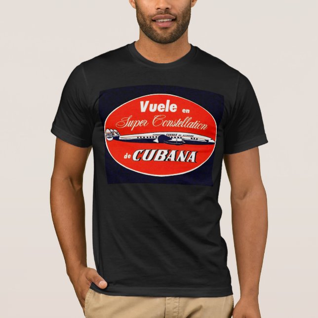 T-shirt Chemise de constellation d'air de Cubana (Devant)