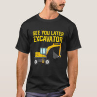 Chemise de construction d'excavatrice d'enfant en