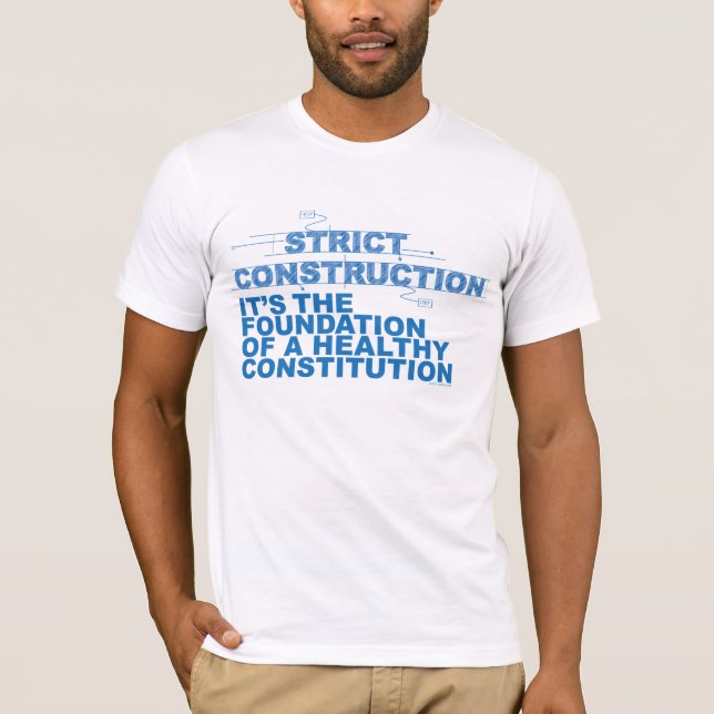 T-shirt Chemise "de construction stricte" (Devant)