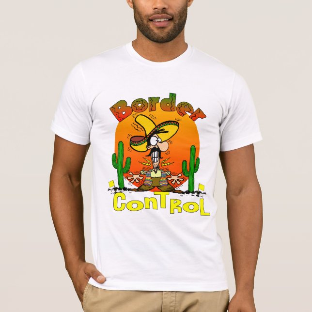 T-shirt Chemise de contrôle des frontières (Devant)