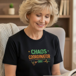 T-shirt Chemise de coordinateur de chaos IA