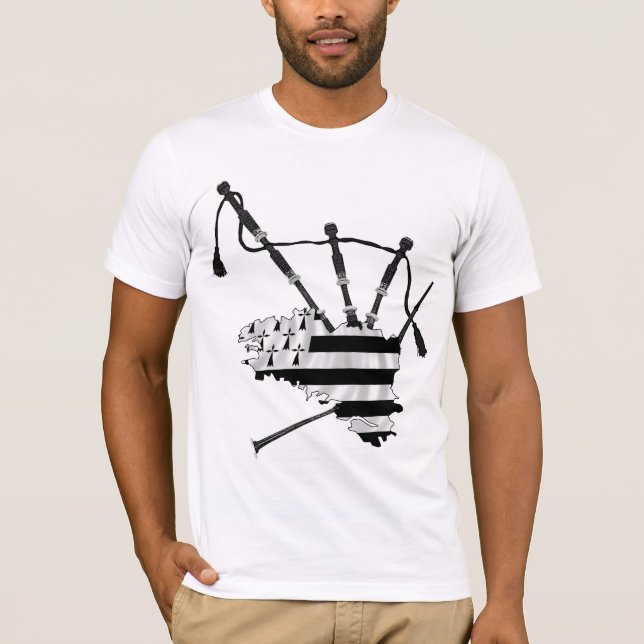 T-shirt Chemise de cornemuse (Devant)