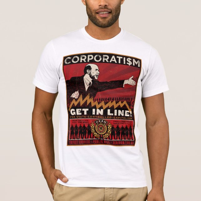 T-shirt Chemise de corporatisme (Devant)