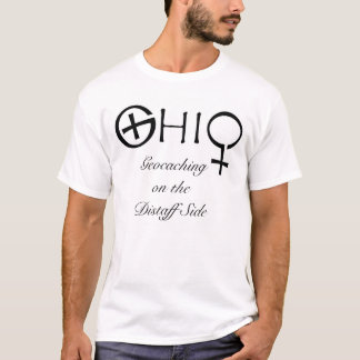 T-shirt Chemise de côté de quenouille de filles de l'Ohio