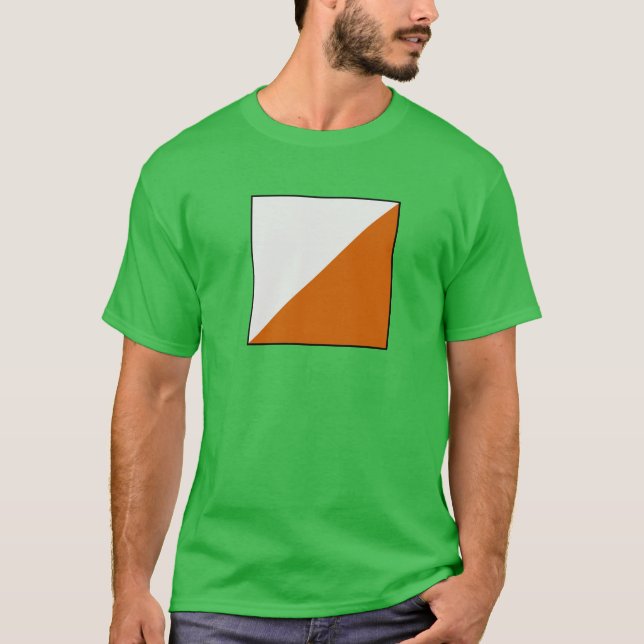 T-shirt Chemise de course d'orientation - couleurs foncées (Devant)