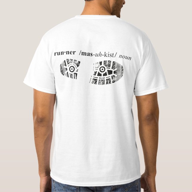 T-shirt Chemise de course ou de coureur intelligente (Dos)