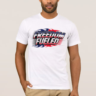 T-shirt Chemise de course patriotique à essence de liberté