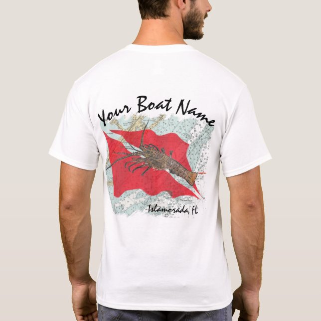T-shirt Chemise de coutume de langouste (Dos)