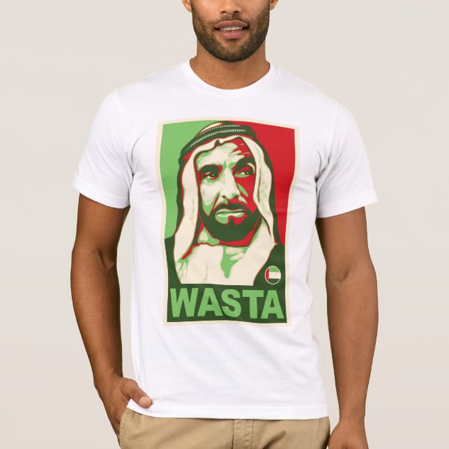 T-shirt Chemise de coutume de Zayed_WASTA (Devant)