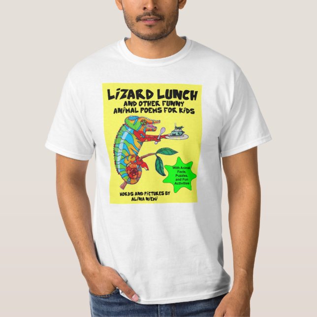T-shirt Chemise de couverture de livre de déjeuner de (Devant)