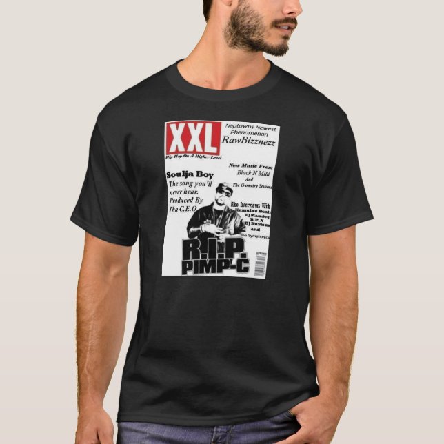 T-shirt Chemise de couverture de magazine de XXL (Devant)