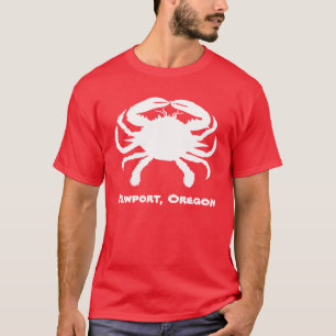 T-shirt Chemise de crabe de l'Oregon Newport