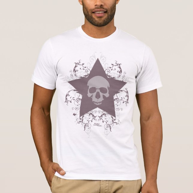 T-shirt Chemise de crâne (Devant)