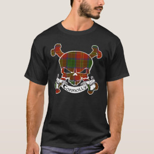 T-shirt Chemise de crâne de tartan de Connolly