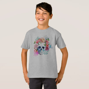 T-shirt Chemise de crâne d'Elegant Dia de los Muertos