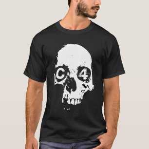 T-shirt Chemise de crâne des scooters C4