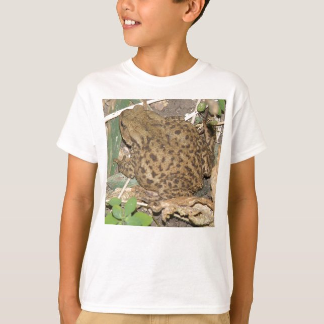 T-shirt Chemise de crapaud commun européenne pour enfants (Devant)