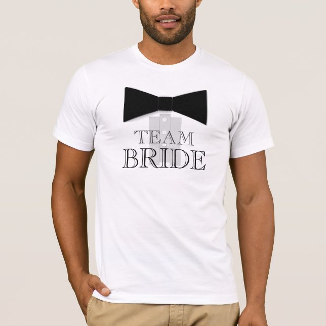 T-shirt Chemise de Cravate de la mariée (Devant)