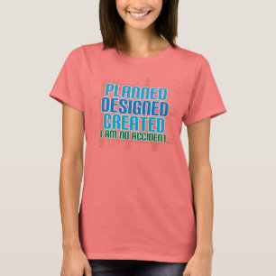 T-shirt Chemise de création chrétienne : Planifié Conçu Cr
